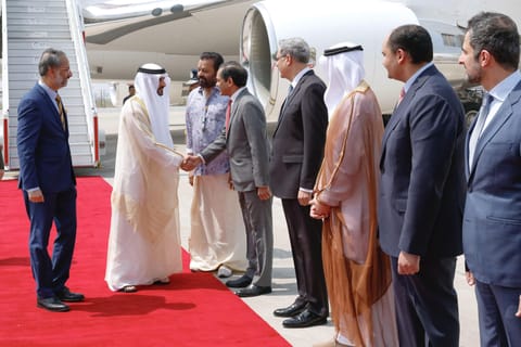 Sheikh Hamdan bin Mohammed received by Indian top officials during his official visit to India on Tuesday
