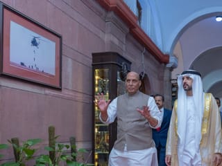 UAE-India ties: Sheikh Hamdan meets India’s Defence Minister Rajnath Singh