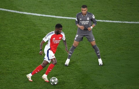Partey orchestrated the game from midfield