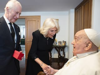 Pope in surprise St Peter's visit a day after meeting King Charles