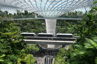 Why pay $400 for a hotel? This couple slept at Singapore airport instead