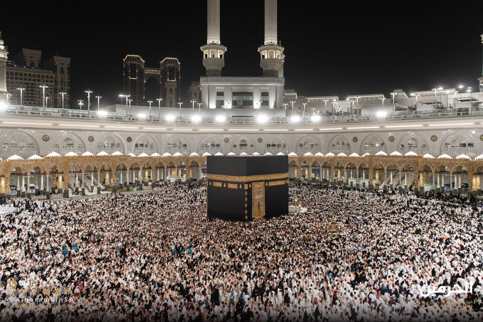 Muslim worshippers throng the area around the Holy Kaaba in the Grand Mosque in the Ramadan month when the Umrah or minor pilgrimage season usually peaks.