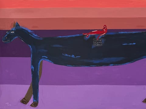 Let me Own my Journey by Mays AlMoosawi _ Acrylic, pastel and thread on canvas.jpg