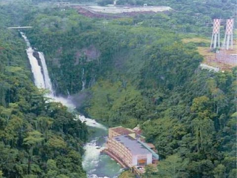 A view of the Maria Cristina Falls complex in Mindanao, southern Philippines, which forms part of the Agus-Pulangui hydropower complex (APHC). The high-stakes makeover of the decades-old APHC plants are being offered as a long-term "concession” under a PPP deal — which allows private corporations to build, operate and modernise government-owned power generation assets. 

