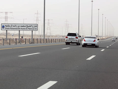 With speed limits reduced on major roads, here’s how to stay within the limit, understand speeding rules, and avoid fines while driving in Abu Dhabi (Sheikh Mohammed bin Rashid Road in Abu Dhabi, picture used for illustrative purposes).