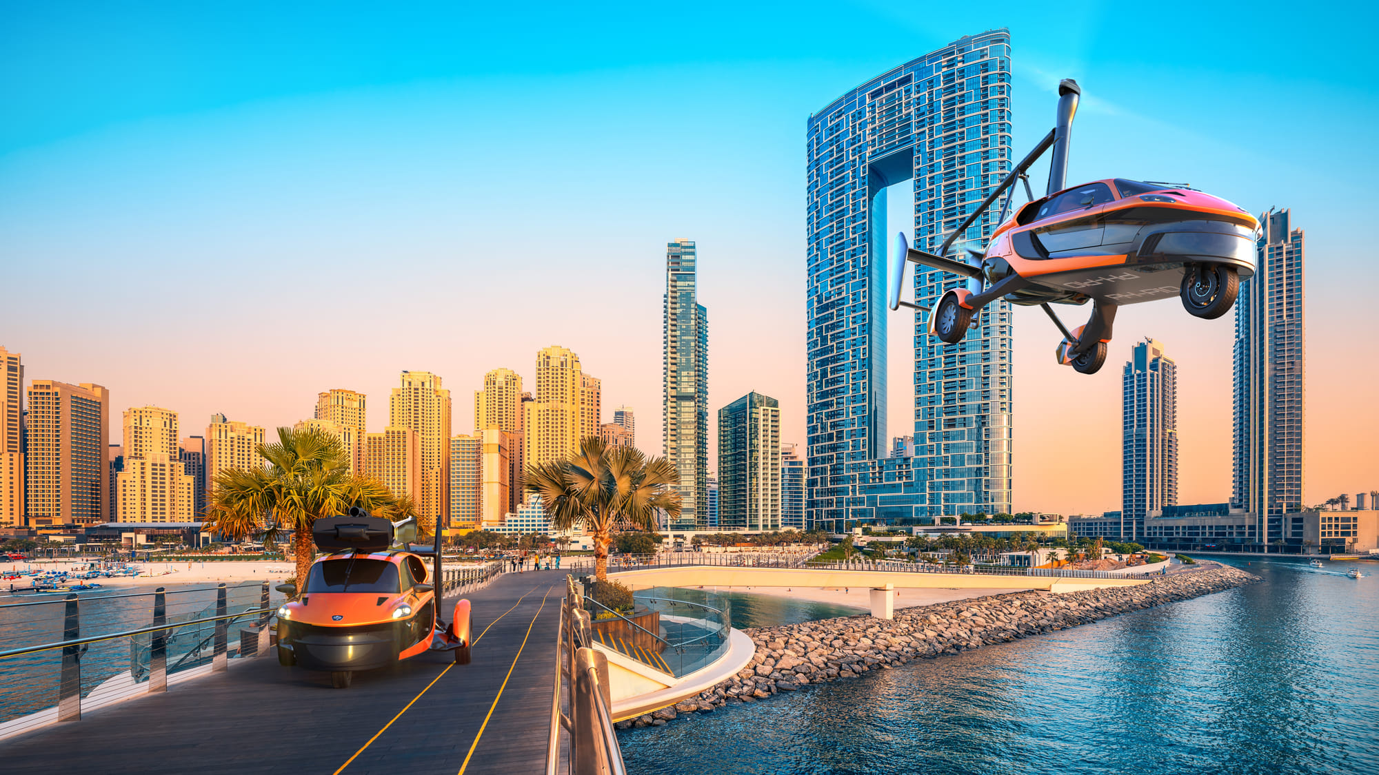 The total value of PAL-V’s current order book is between €150 to €200 million. And at least 20-30 per cent of the order value originates from the Middle East.