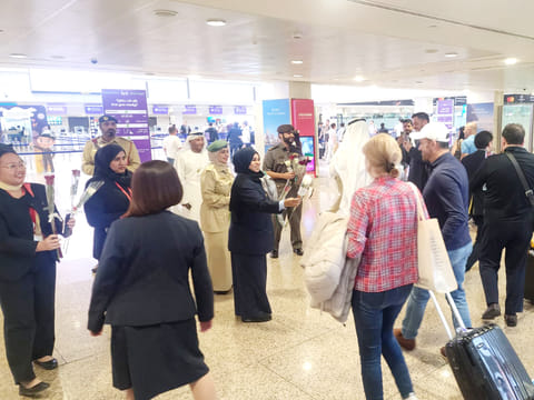 The Damascus–Abu Dhabi route will run twice a week, on Tuesdays and Fridays.