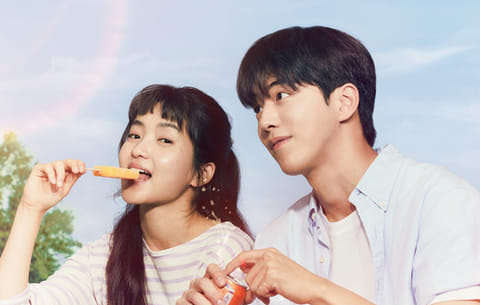 Kim Tae-ri and Nam Joo-hyuk in Twenty Five Twenty One, a coming-of-age romance, which aired in 2022. 