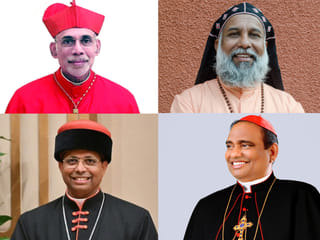 Who are the four Indian cardinals electing the new pope?