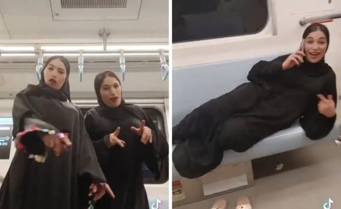 The Egyptian Ministry of Interior said the video was examined, the two girls' identified, and later arrested.