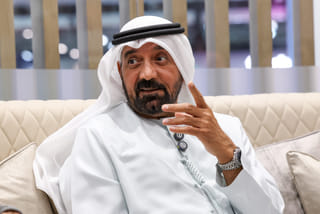 Emirates is 'very satisfied' with cash reserve; IPO a matter for government says Sheikh Ahmed