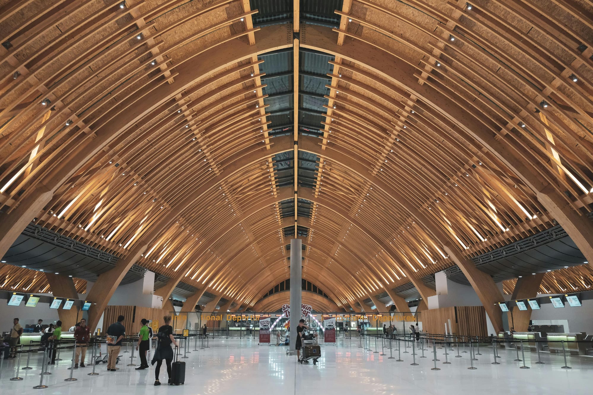 A view of the check-in counters at Mactan-Cebu International Airport in central  Philippines.