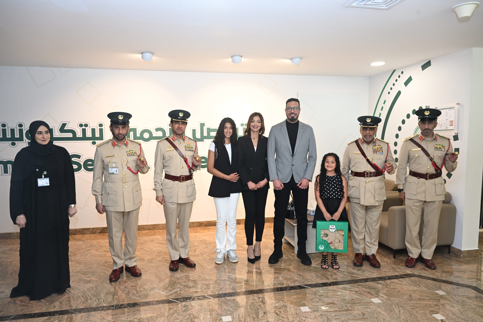 Dubai Police honour an 8-year-old Lily Jamal Ramadan, an Egyptian expat, for her honesty