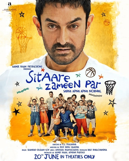 A poster from Aamir Khan's ‘Sitaare Zameen Par’ 