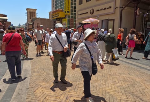 Dubai received an average of 115,500 British visitors each month, or roughly 3,800 a day.