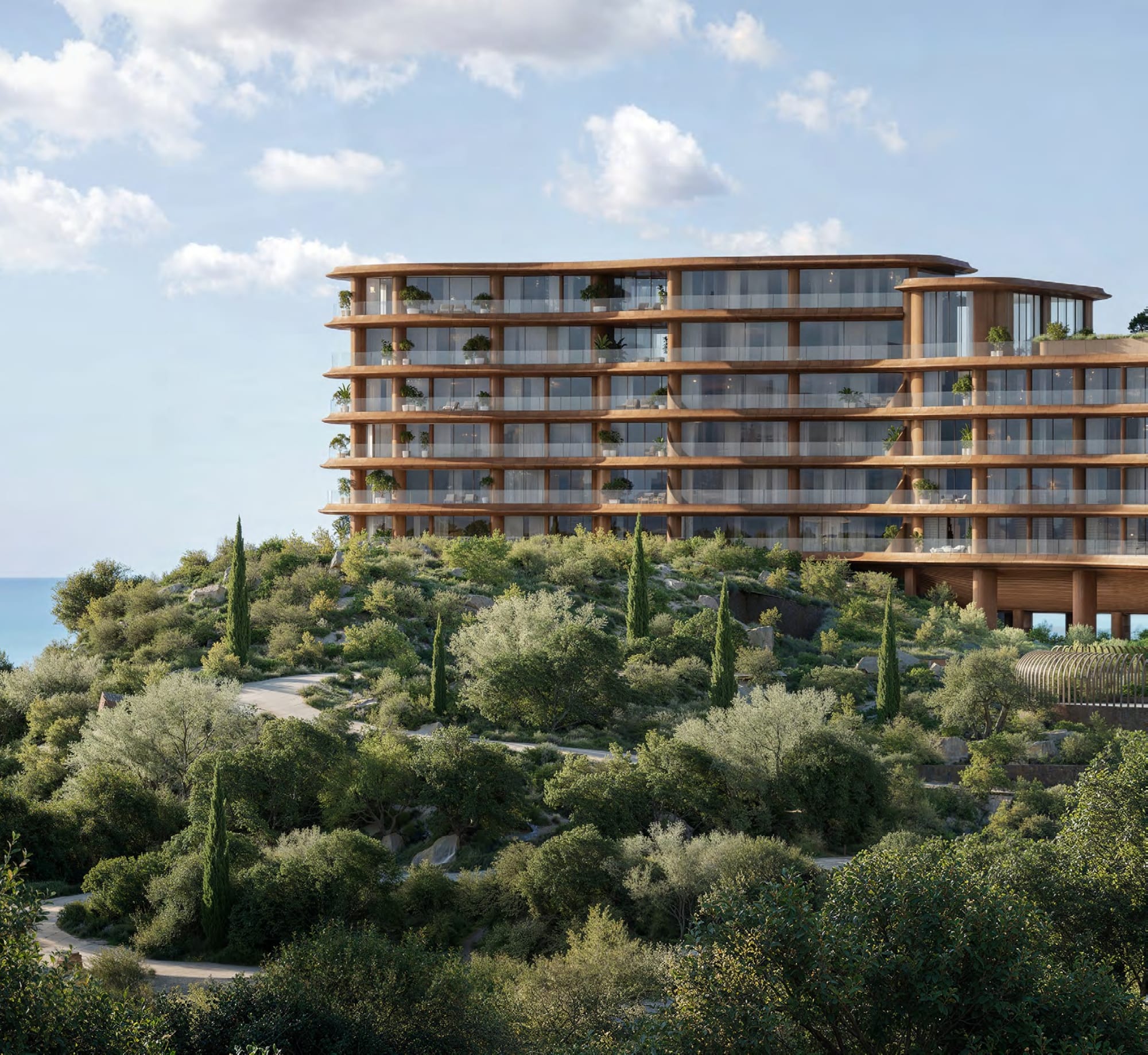 There are only 29 units in the super-luxury residential complex.