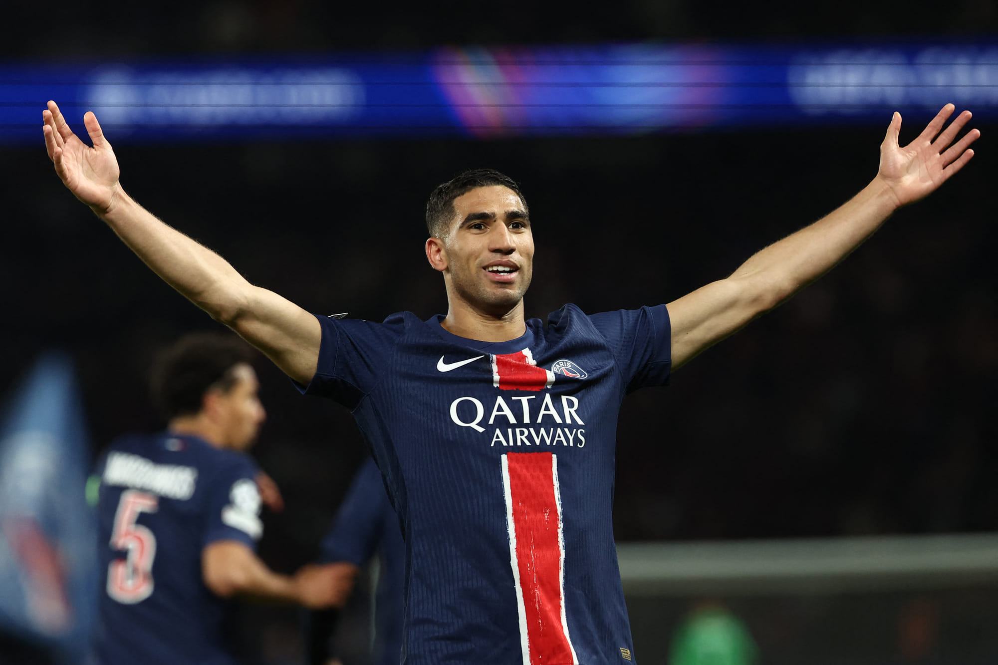 Achraf Hakimi has played a pivotal role for PSG during this year's Champions League, where he has scored four goals and five assists.