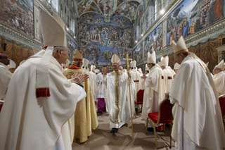 Pope Leo XIV holds first Mass as Pontiff in Sistine Chapel