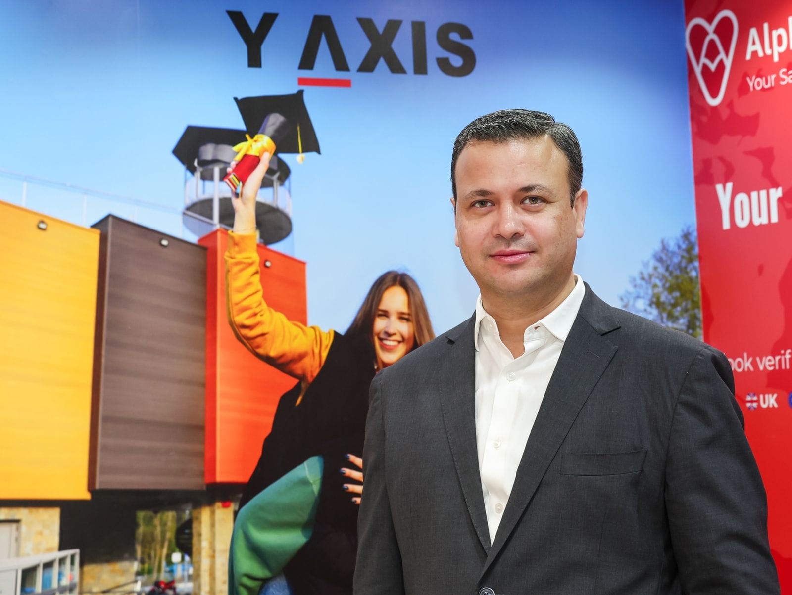 Clint Khan, Director, Y-Axis at Gulf News Edufair 