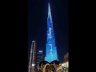 Disneyland Abu Dhabi is Official – and the Burj Khalifa lit up in celebration