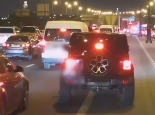 Video: UAE drivers use hard shoulder to skip traffic, Sharjah Police release footage