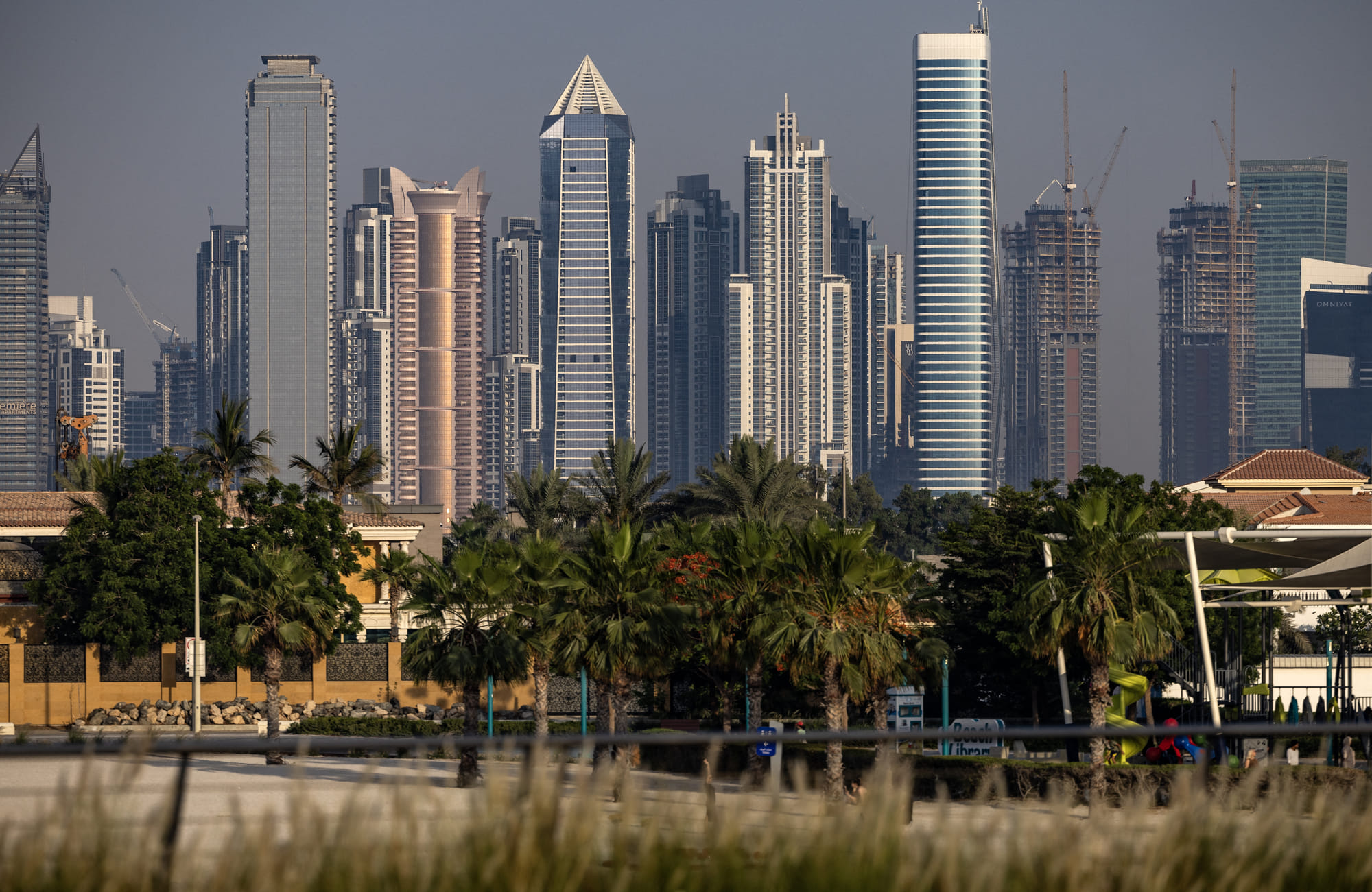 A view of the Dubai skyline, on May 12, 2025.