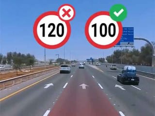 New speed limits now in effect on major Abu Dhabi highways