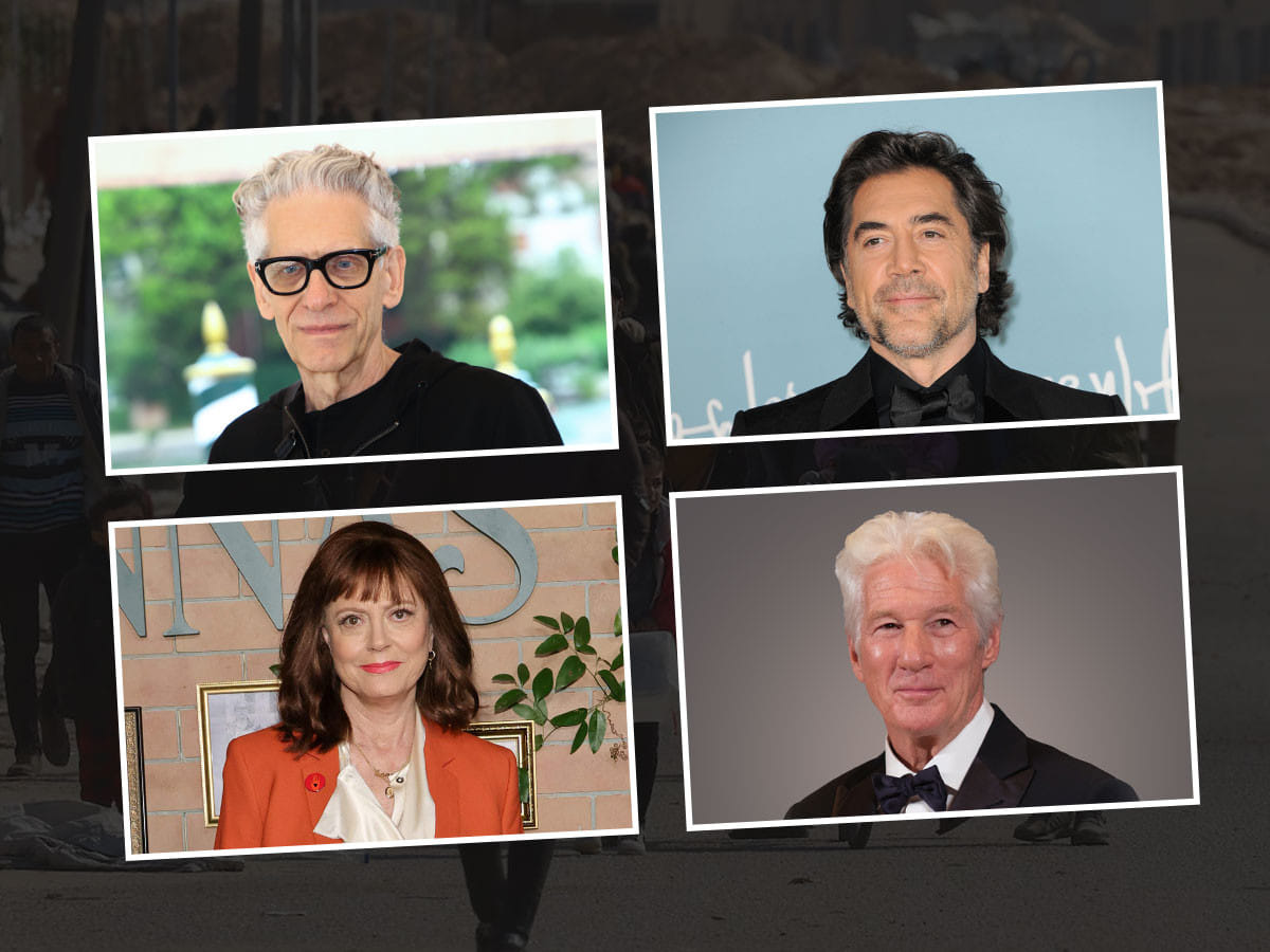 David Cronenberg, Javier Bardem, Richard Gere and Susan Sarandon were among those who wrote an open letter.

 