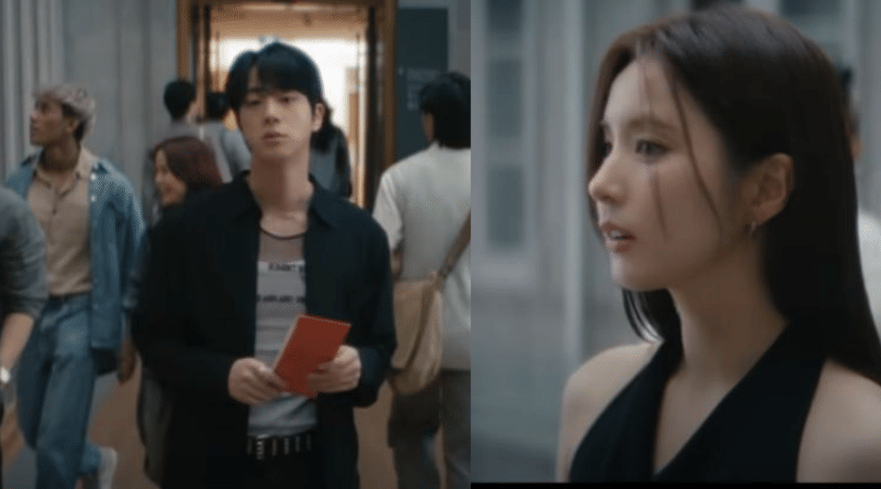BTS' Jin and Shin Se-Kyung star in a new romantic song. 
