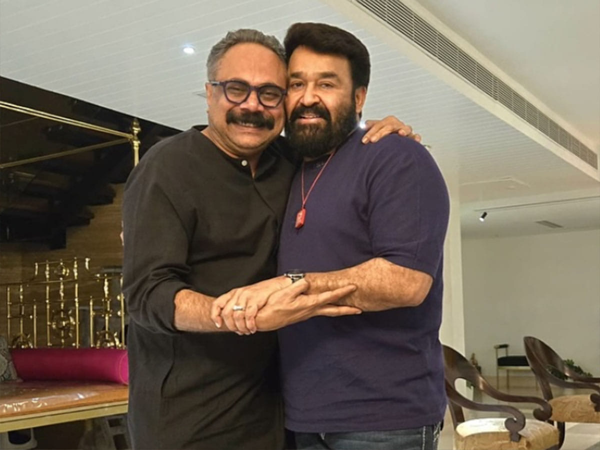 Prakash Varma with Mohanlal