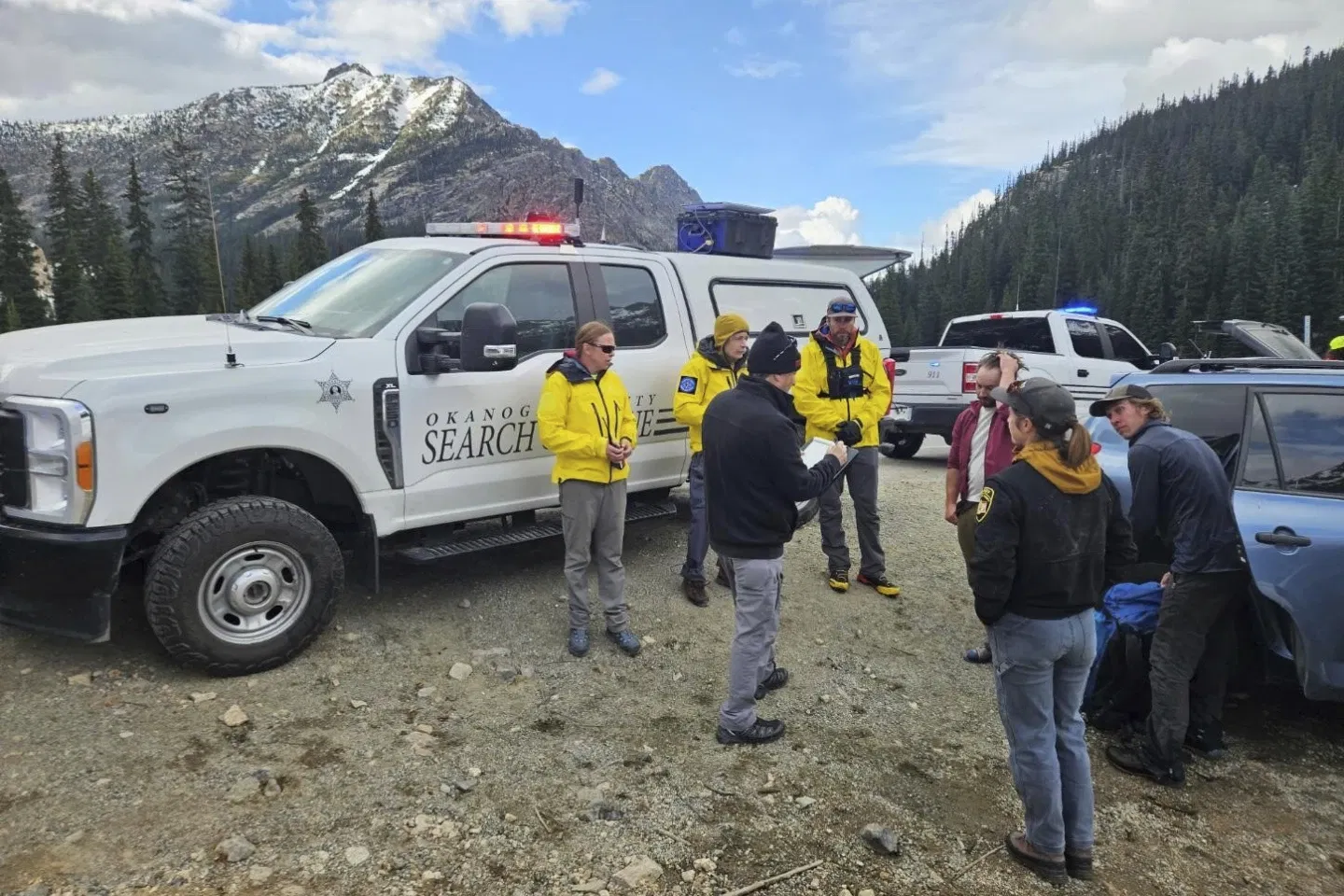 The Okanogan County Search and Rescue team responds to a climbing accident in the North Cascades mountains in Washington.