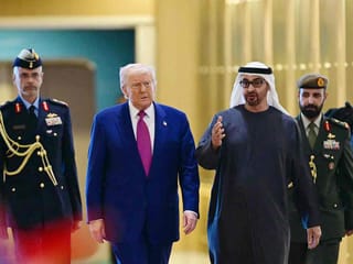 Photos: US President Trump arrives in Abu Dhabi