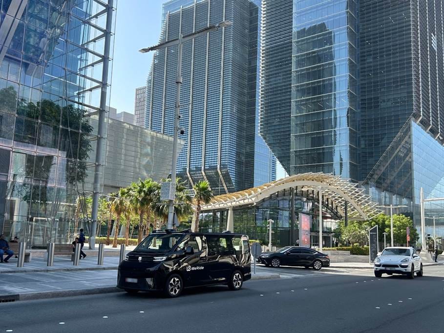 WeRide will also extend its Robotaxi service coverage to Al Maryah Island and Al Reem Island.