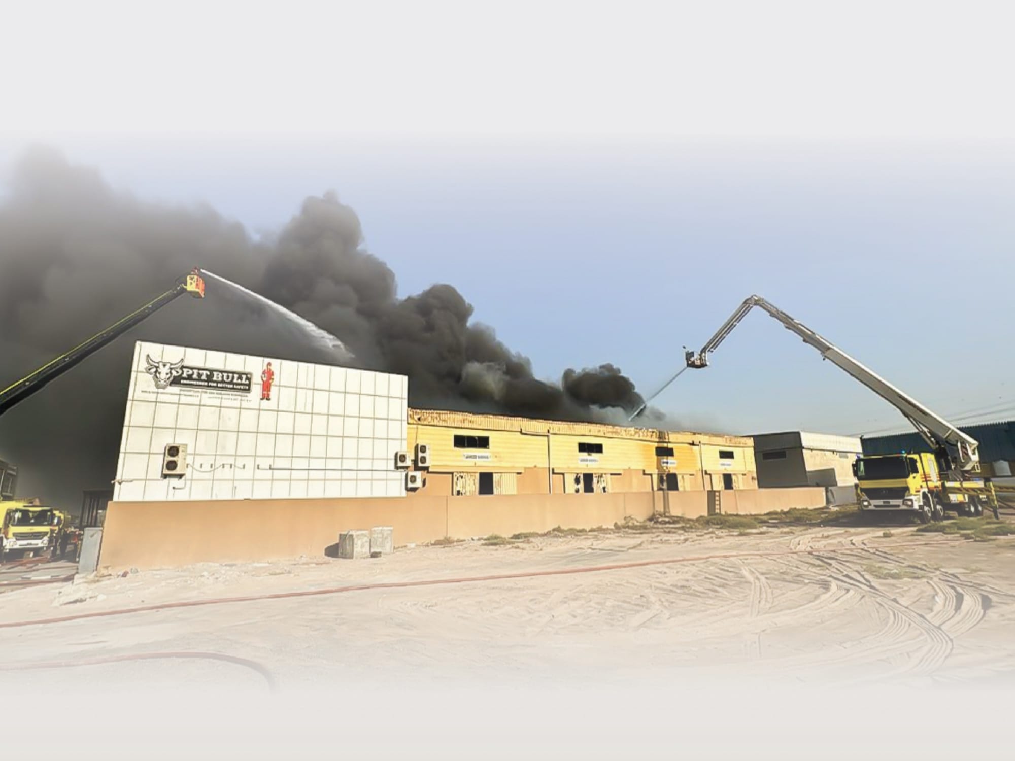 
Workers from the affected and surrounding areas were safely evacuated as a precaution. 