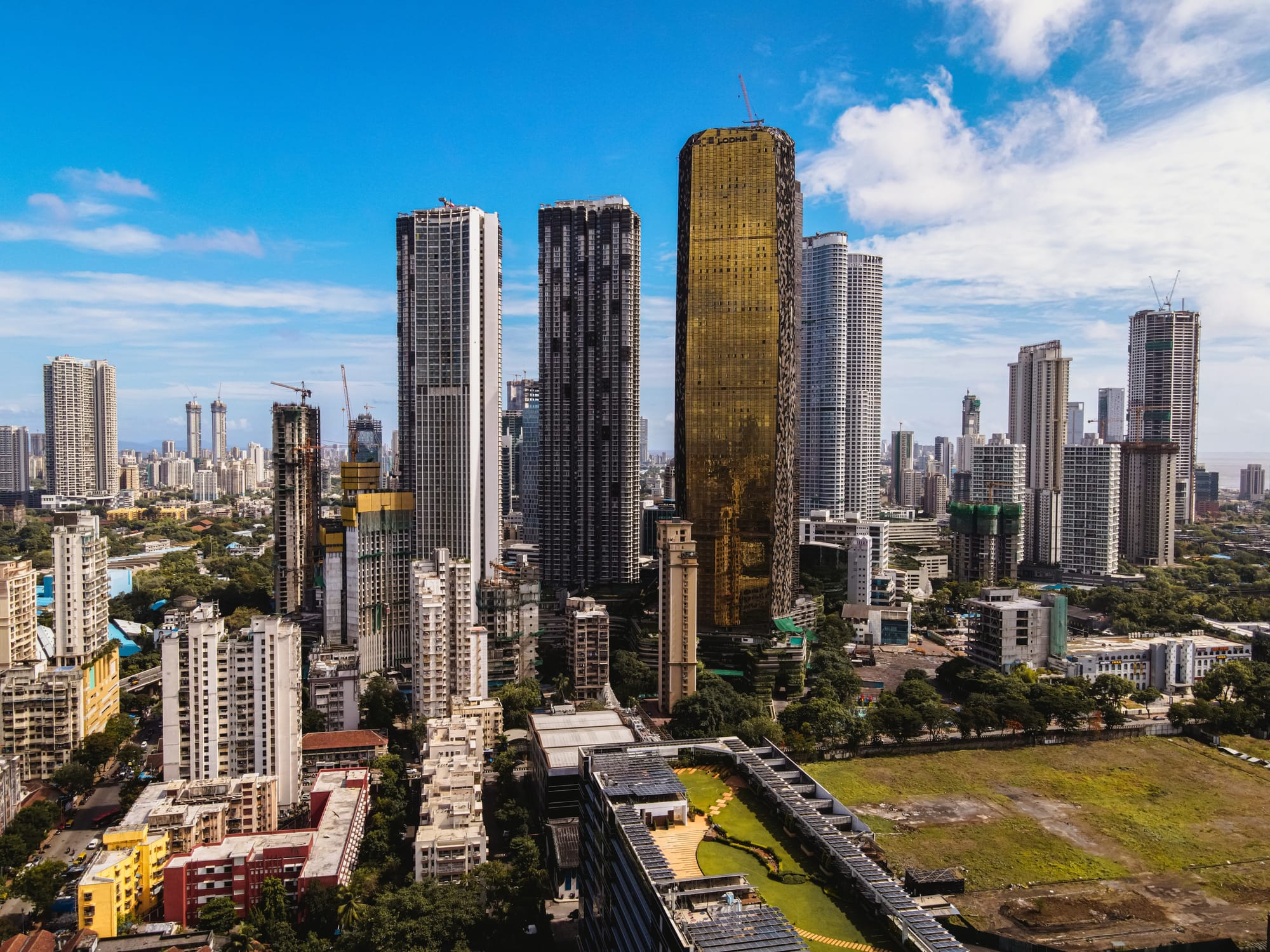 A bird's eye view of buildings under construction in Mumbai. Investment-ready projects from India's financial capital as well as from Delhi NCR, Pune, Bengaluru, Hyderabad, Chennai and more, as well as from Dubai in the UAE will be showcased at the UAE-India Property Show