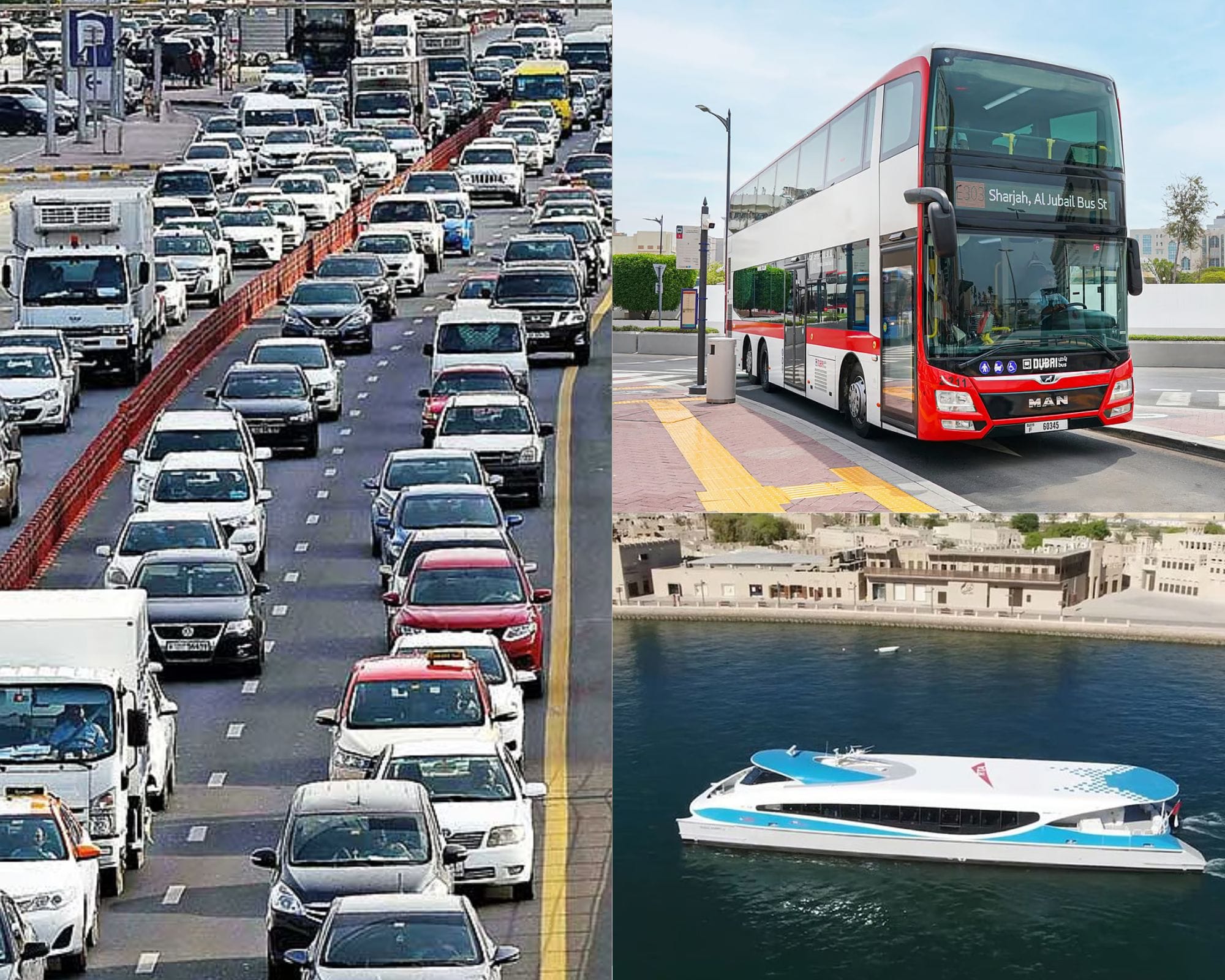 From affordable intercity bus trips to a ferry that lets you cruise past traffic, commuting between Dubai and Sharjah doesn’t have to be hassle. Plus, if you're near a Dubai Metro station, you’re already halfway there, just hop off and connect to intercity buses or park-and-ride for a smooth journey.
