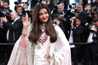 Aishwarya Rai Bachchan at the 78th edition of the Cannes Film Festival in Cannes, southern France, on May 21, 2025.