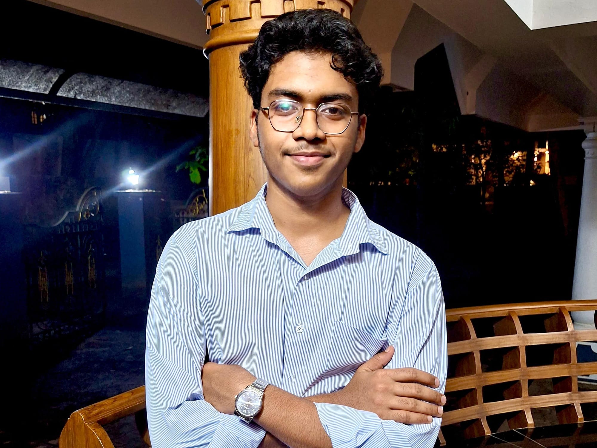 Mohammed Mursil checked his results from his home in his native village in Kerala’s Thrissur district.