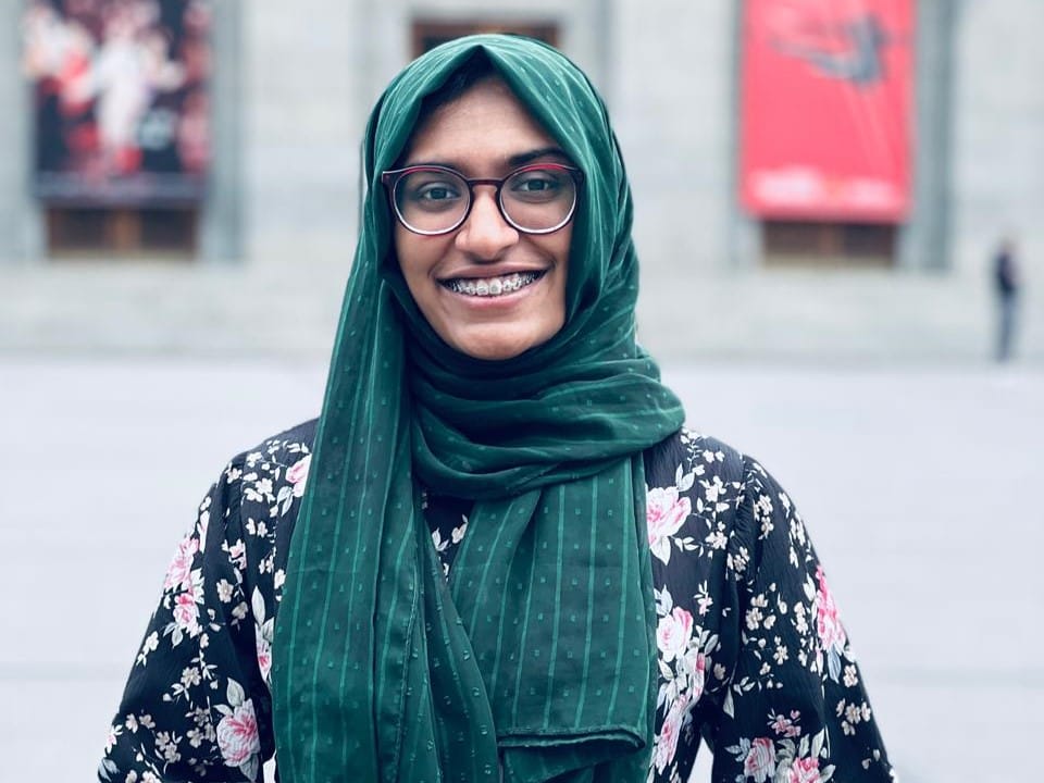 Abu Dhabi girl Hanan Nawraz Bind Faisal is a student of the Model Private School.