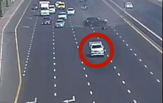 Watch: Sharjah hit-and-run driver caught within 6 hours after 3-car crash