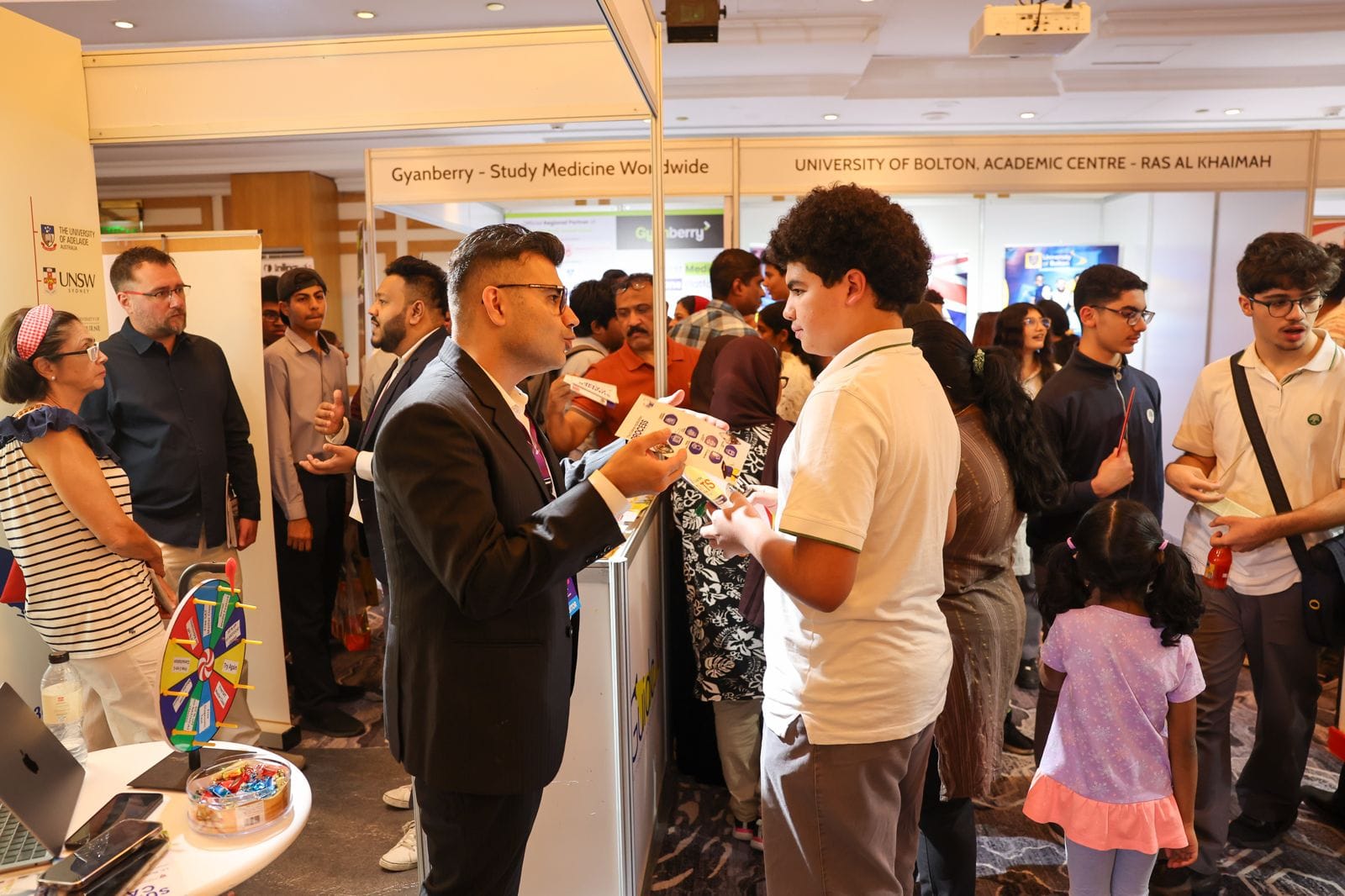 Edufair sees strong turnout on the first day  