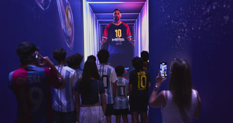 The Messi Experience is a dream come true for the fans to relive the Argentine GOAT's greatest moments and visit his bedroom and train with him.