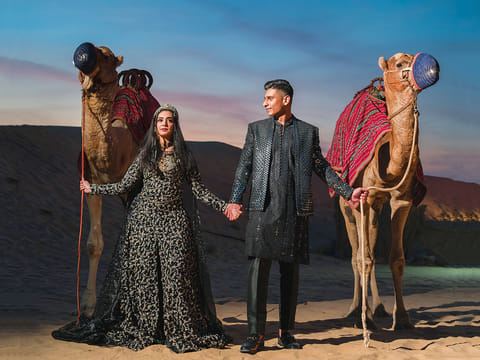 Ammar and Hussaina spent a year planning their four-day Dubai wedding.