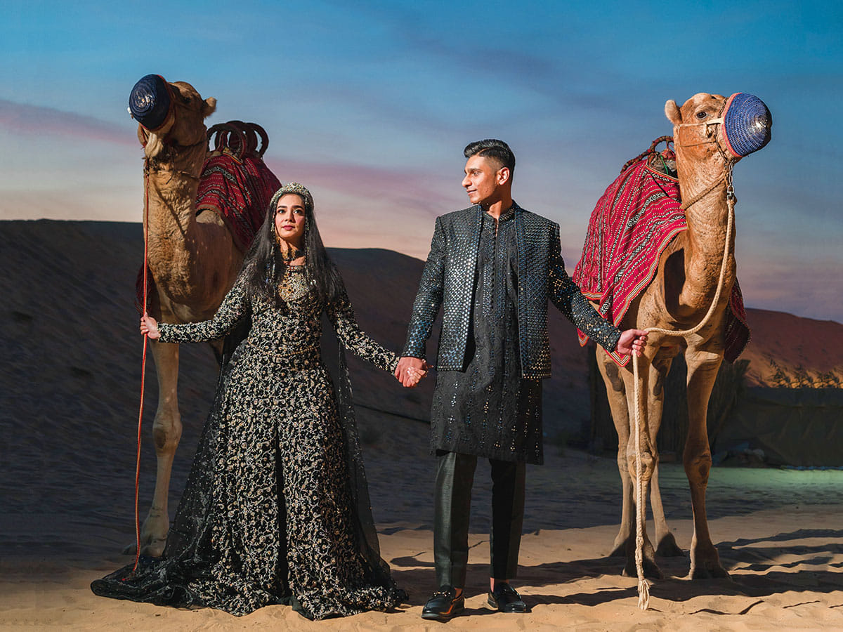 Ammar and Hussaina spent a year planning their four-day Dubai wedding.