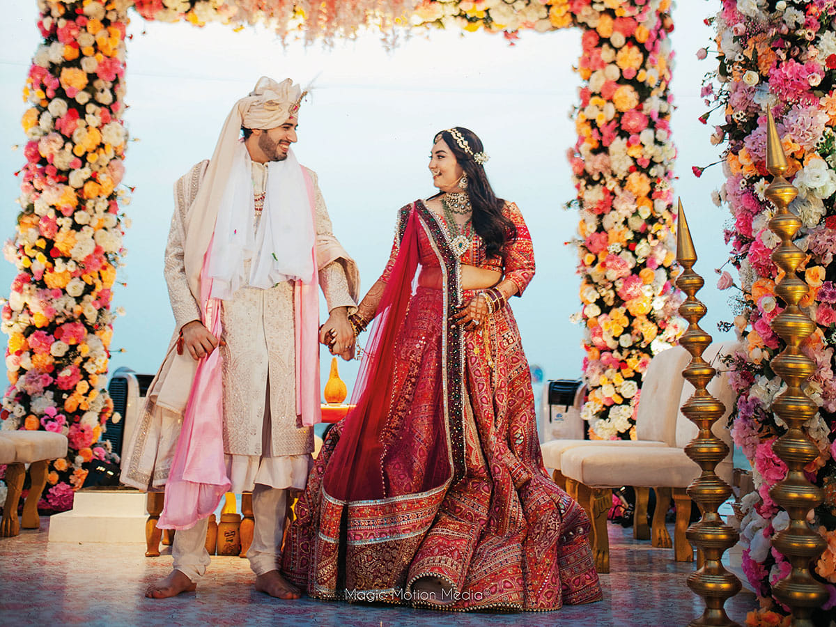 At this soulful destination wedding in Goa, the ring bearer wore fur and every detail was leashed to personal meaning.