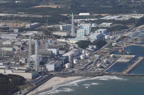 TEPCO's crippled Fukushima Daiichi nuclear power plant in the town of Okuma, Fukushima prefecture.