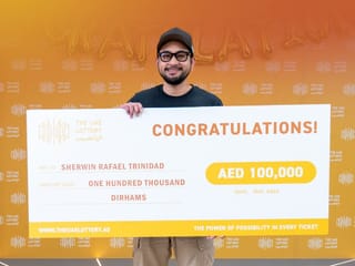 Filipino expat wins Dh100,000 in UAE Lottery, plans to build dream home