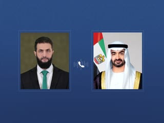 UAE President receives phone call from Syrian President exchanging Eid Al Adha greetings