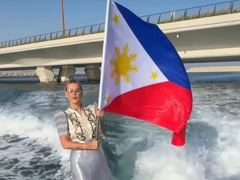 Dubai-based Karolina Sankiewicz combines tradition and thrill in a viral video tribute to the Filipino community