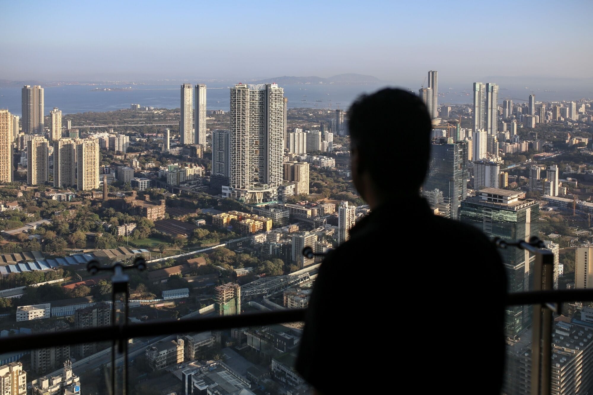 The Mumbai skyline.